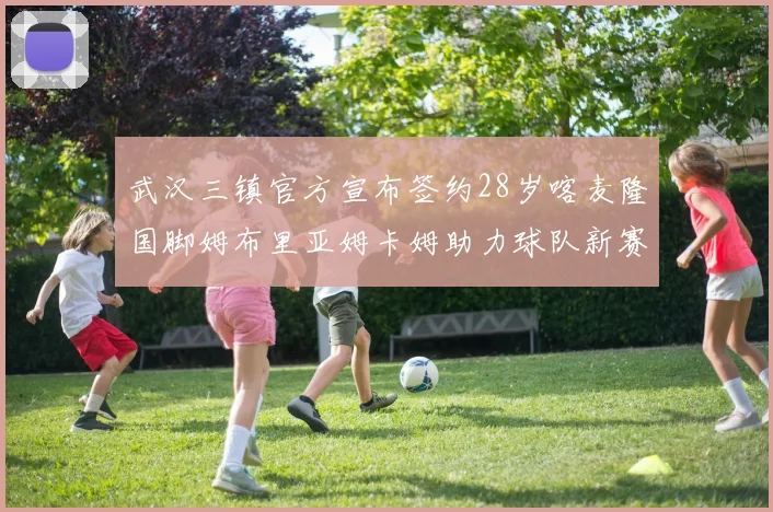 武汉三镇官方宣布签约28岁喀麦隆国脚姆布里亚姆卡姆助力球队新赛季
